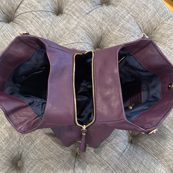 Coach Vintage Phoebe Pebbled Leather Tri-Compartment Shoulder Bag EUC - Picture 11 of 17